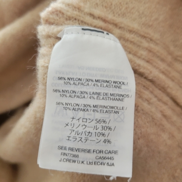 J. Crew Wool Blend V-neck Sweater S - Picture 9 of 10